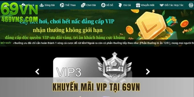 Những nội dung nổi trội nằm trong khuyến mãi VIP