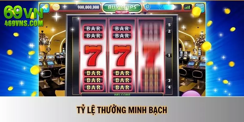 Tỷ lệ thưởng được cung cấp minh bạch